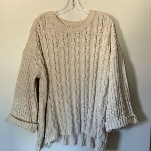 Cream sweater